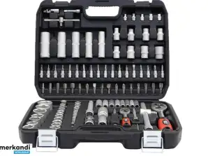 ZN-7005 Socket set 108-piece - Chrome Vanadium Steel - With case