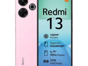 Xiaomi Redmi 13 Две SIM-карты 8 ГБ ОЗУ 256 ГБ Жемчужно-розовый ЕС