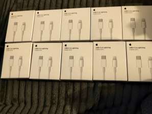 40 Pack 2 Meter Lightning USB-C Cabos de Carregamento para iPhone, Novo, Embalagem Original