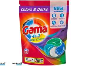 Капсули для прання Color & Dark 4в1 60шт