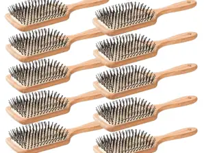 Escova de cabelo bambu 16,5 cm.