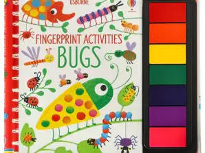 Fingerprints finger painting coloring book activity book 64 pages