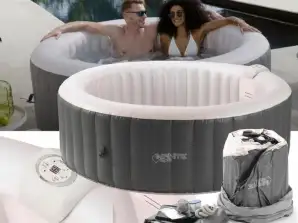 Infinite SPA XTRA Garden Jacuzzi Aufblasbares Spa für 4 Personen, 800L