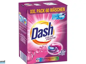 Капсули для прання Dash Color Fische 60 шт