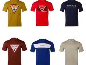 Stock men's T-shirts by Guess Mix of patterns and colors sizes from S to XXL