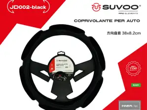 Suvoo JD002 Car Steering Wheel Cover - Comfort and Style (Available in Black and Red)