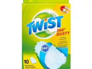 Twist 360 Dusty chusteczki do kurzu/miotełki do kurzu wkład 10 sztuk