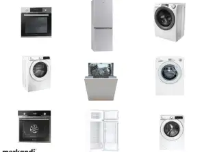 Availability of large new appliances brand Candy, Haier, Hoover