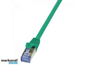 LogiLink propojovací kabel PrimeLine Cat.6A S/FTP zelený 0 25m CQ3015S