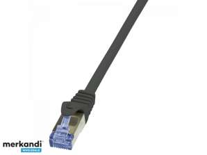 LogiLink Patch Cable PrimeLine Cat.6A S/FTP black 0 25m CQ3013S