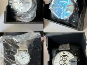 Montres neuves de marque Diesel, DKNY, Invicta 10 pcs. description