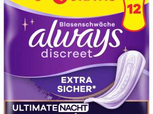 always Discreet Inkontinenz Ultimate Nacht 8+4 GRATIS (10 Stück)