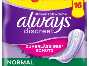 altijd Discreet Incontinentie Normaal 12+4 GRATIS (16 stuks)