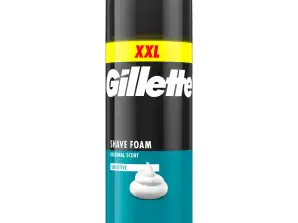 Spumă de bărbierit de bază Gillette Sensitive 400 ml XXL