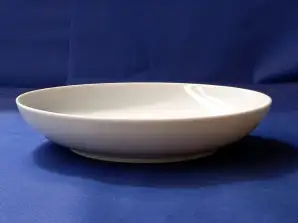 Десертная тарелка фарфоровая 20 см белая 