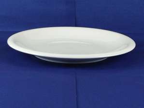 Porcelain Plate 26 5 cm White 