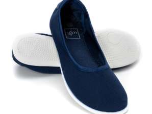 Children's ballerinas navy blue with white sole size 28 35 pair