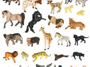 Juego de figuras animales zoológico 28 uds.