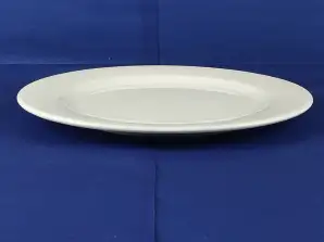 Porcelain Plate 27 cm White 