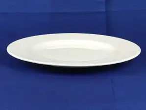 Porcelāna plate 23 5 cm Balta 