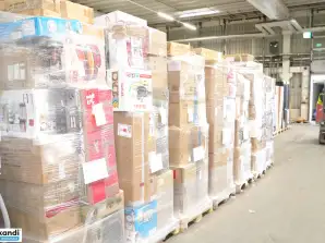 33 Pallets A, B, C, Goods – Microwave, Coffee Machine, Returned Goods