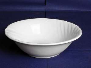 Porcelain bowl 15 cm white