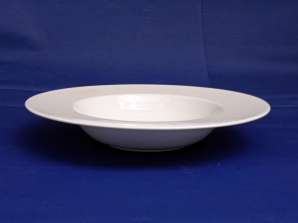 Porcelain plate 24 5 cm white