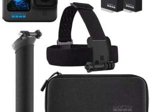 GoPro HERO12 Siyah Aksiyon Kamerası 27 MPx 5.3K 60fps Aksesuar Paketi Bl