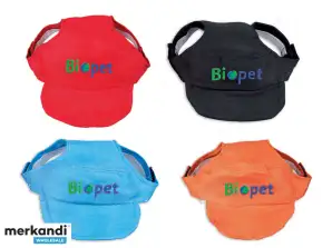 CAPS FOR DOGS Biopet. Different colors and sizes, with ear opening and rubber support