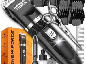 SILENT Clipper pro psy Pes Kočka Zvířata Set PROFESSIONAL C8-BLACK