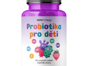 MOVit probiootikumid lastele vitamiinidega, 60 imemiseks tbl.