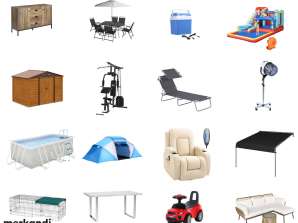 Furniture trucks, garden, sports equipment, baby products Returns from AOSOM e-commerce customers