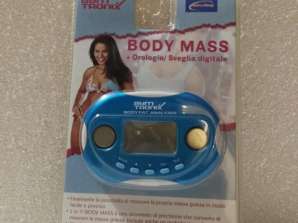 STOCK GYM TRONIX BODY MASS + DIGITAL CLOCK/ALARM CLOCK, FAT MASS METER