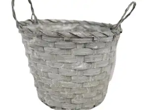 Basket Kiwi light gray 23 cm ( 3307 pieces) and 20 cm (3543 pieces)