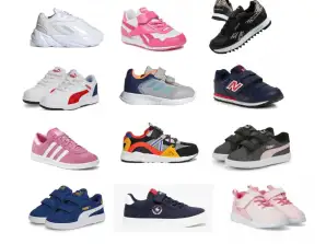 Kids Shoes Lot - Adidas / Puma / Kappa / NB / ... 255 pairs