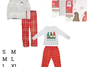 Christmas pyjamas for men and women 2-piece assorted 2 models and 4 different sizes