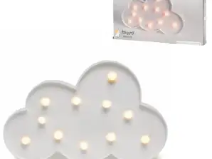 Table lamp cloud with 11 LEDs on battery 29 cm or hanging