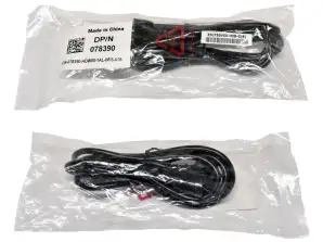 25000x neues Netzkabel 1,8m Schuko - C13 Dell 078390 16-10A H05VV-F 3G 0,75mm schwarz