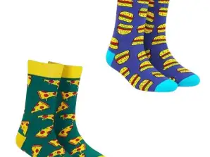 Basic and Fantasy Type Socks for Kids in Various Models, Colors, and Sizes - Wholesale