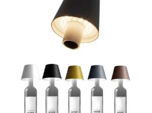 Dimmable Touch Bottle Lamp with 3 Shades of LightRechargeable LED