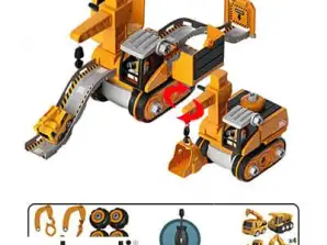 Excavator toy set Constructy