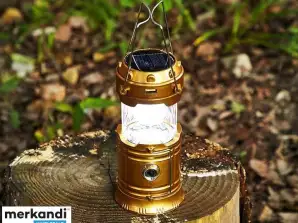 Multifunctional Solar Camping Lamp - Tent Lamp - Lantern - Mix Colors