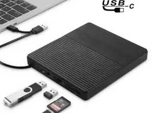 External DVD Drive USB 3.0 Type-C Portable CD DVD Burner