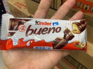 Chocolat au lait Kinder Bueno 43g – Goût de noisette délicat et croquant à prix promotionnel