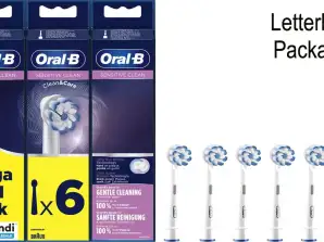 Oral-B Sensitive Clean - Brush heads - 6 Pieces - Value Pack - Letterbox Packaging - Letterbox package