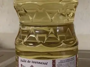 Aceite de girasol refinado desodorizado, en botellas de 1L / 5L