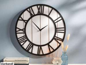 Wooden wall clock 40 cm diameter