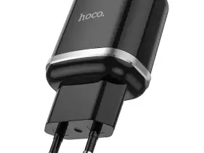 HOCO USB A QC3.0 3A 18W N3 Wandladegerät schwarz