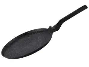 Herzog HR 2615: Panela de crepe revestida de mármore de 28cm