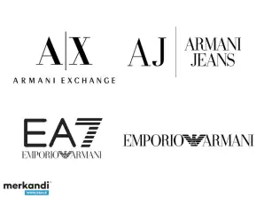 Tukkukauppias Armani, EA7, Armani Exchange, Armani Jeans: miehet ja naiset